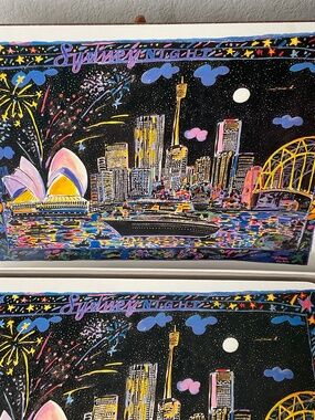 Trivets Placemats Australian City Of Sydney  Coasters Sydney By Night